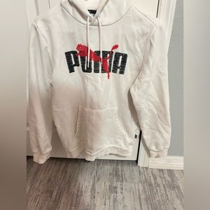 White puma hoodie
